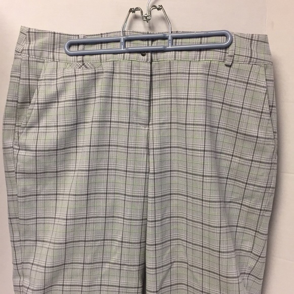 izod plaid golf pants